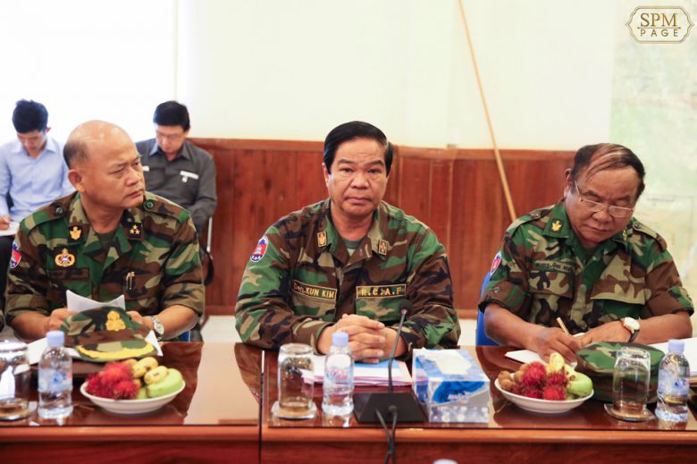 General Kun Kim seen at the meeting held yesterday in Stung Treng province. Facebook General Kun Kim seen at the meeting held yesterday in Stung Treng province. Facebook